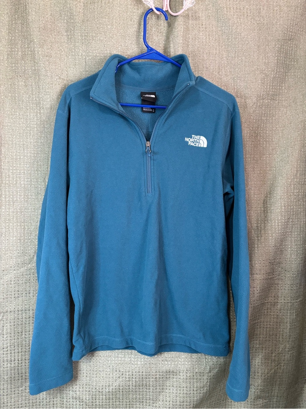The North Face Men's Fleece Pullover - Teal Sz M
